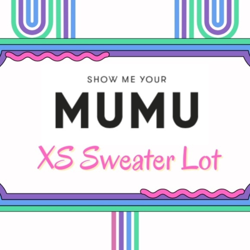XS SMYM Sweaters (3) + Sweatshirt (1)